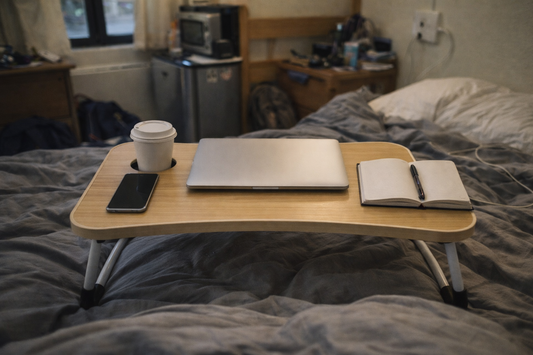 DormDesk™ – Portable Bed Desk for Studying & Laptop Use